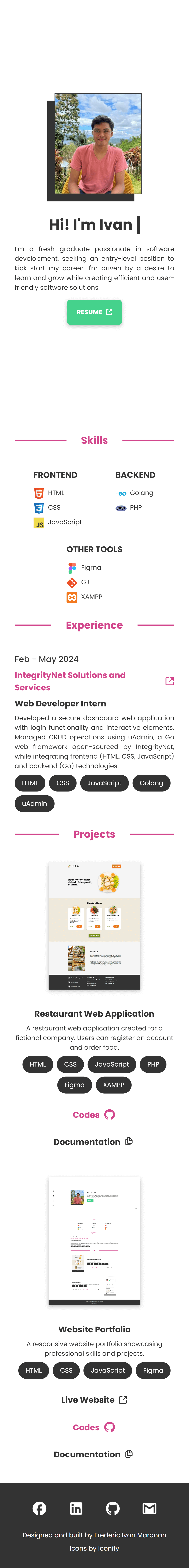 Portfolio Full Mobile